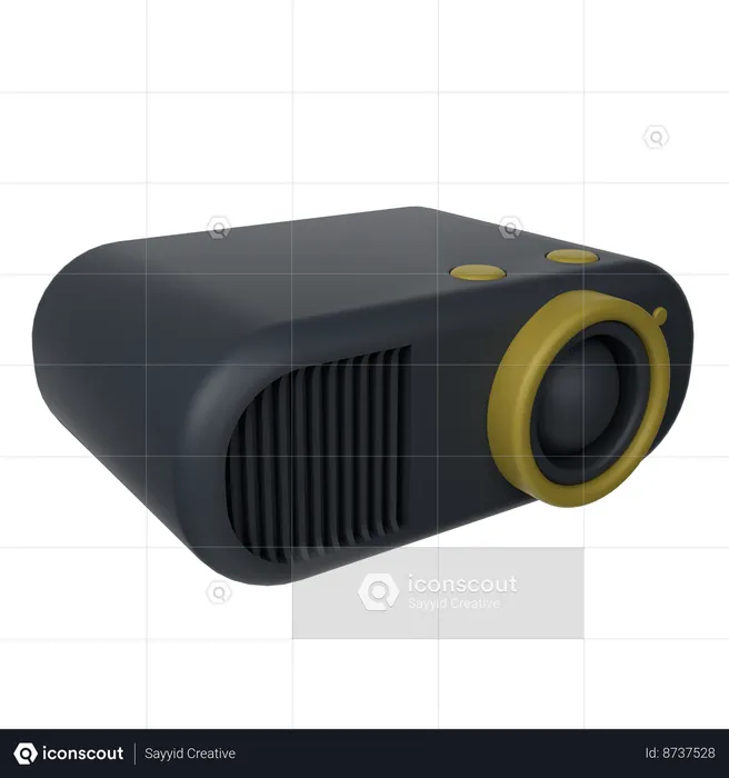 Video Projector  3D Icon