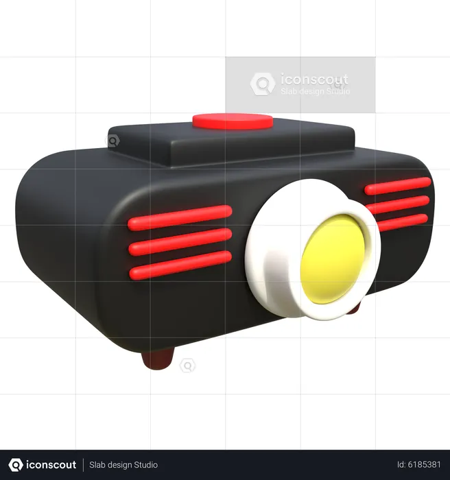 Video Projector  3D Icon