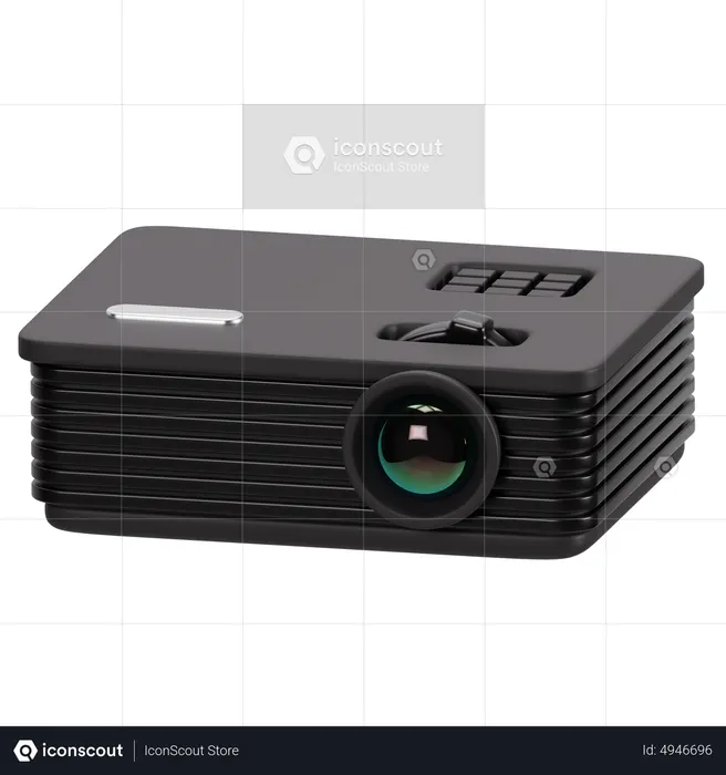 Video Projector  3D Icon
