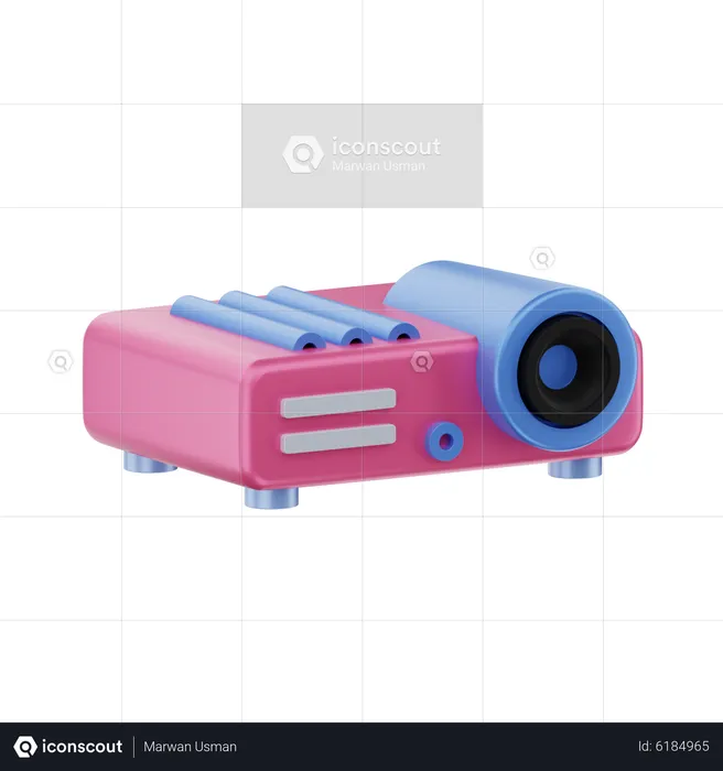 Video Projector  3D Icon