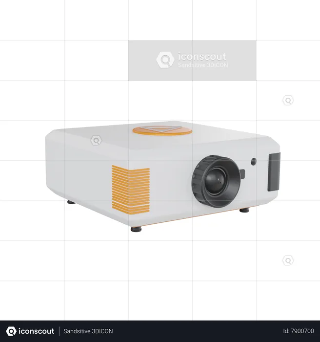 Video Projector  3D Icon