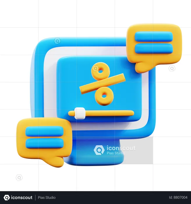 Video Promo Marketing  3D Icon