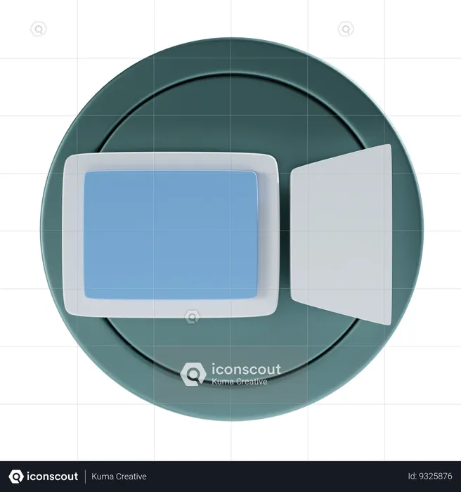 Video Record  3D Icon