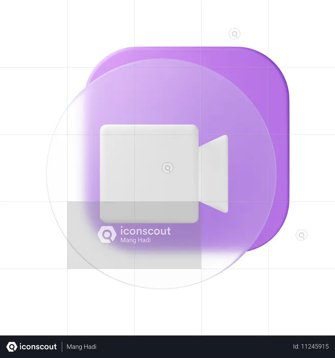 Video Recorder  3D Icon