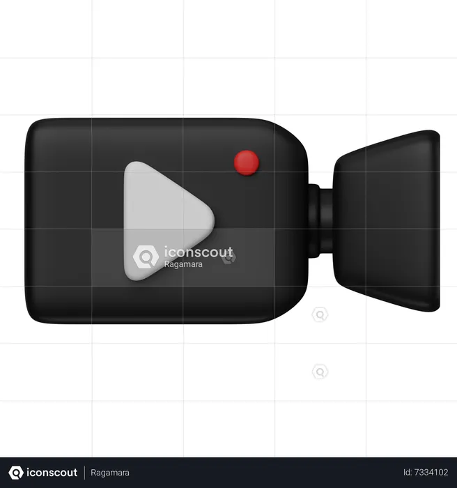 Video Recorder  3D Icon