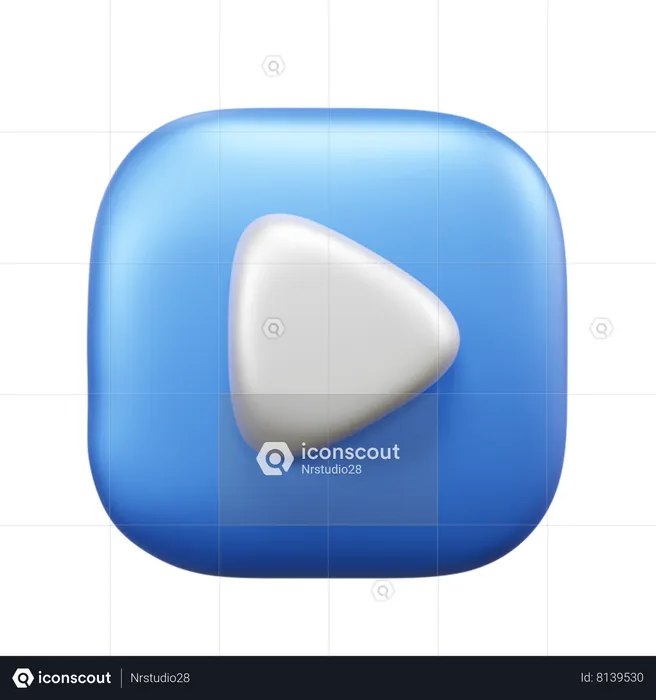 Video Stop  3D Icon