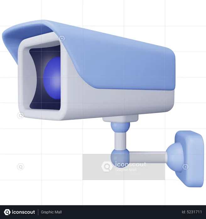 Video Surveillance  3D Icon