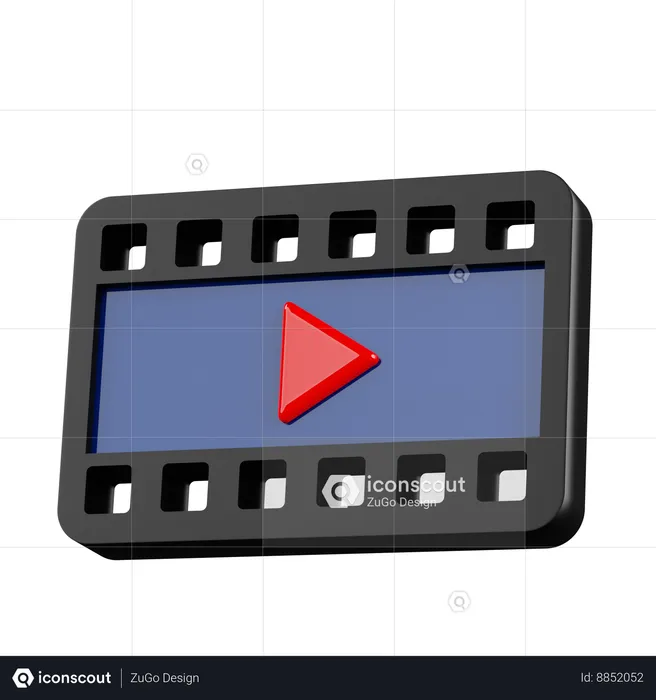 Video Tape  3D Icon