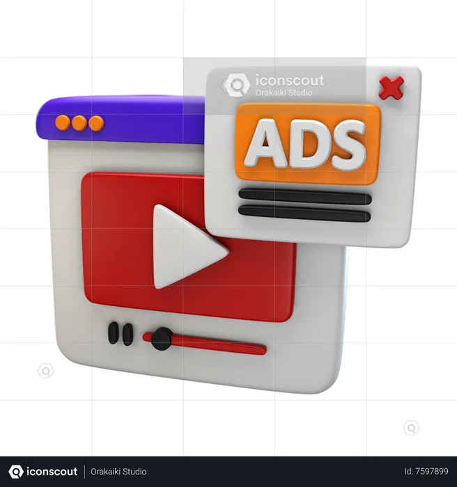 Videowerbung  3D Icon