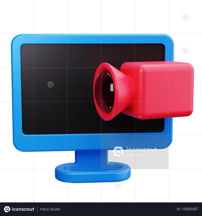 Videoanruf  3D Icon