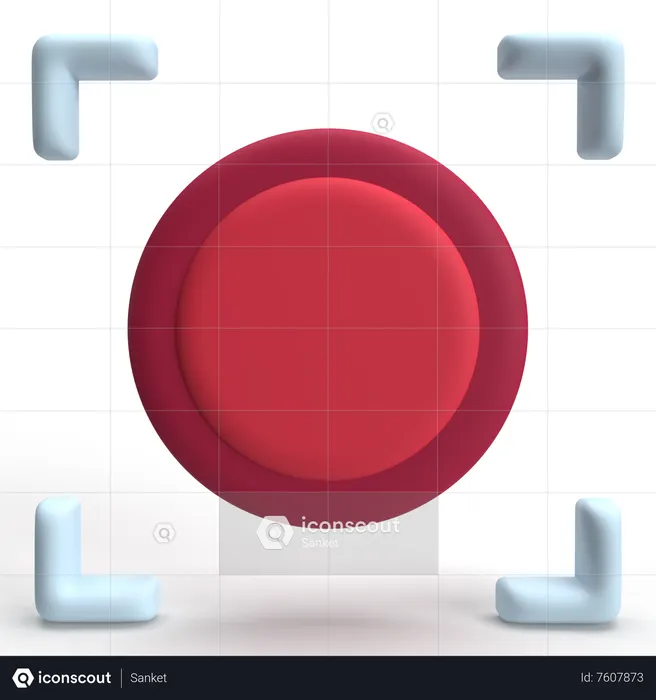 Videoaufnahme  3D Icon