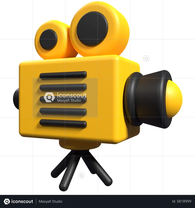 Videography  3D Icon