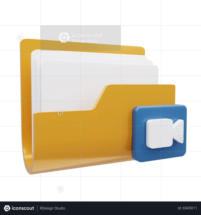 Videography Folder  3D Icon