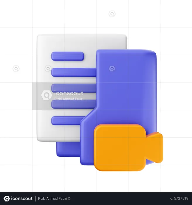 Videography Folder  3D Icon