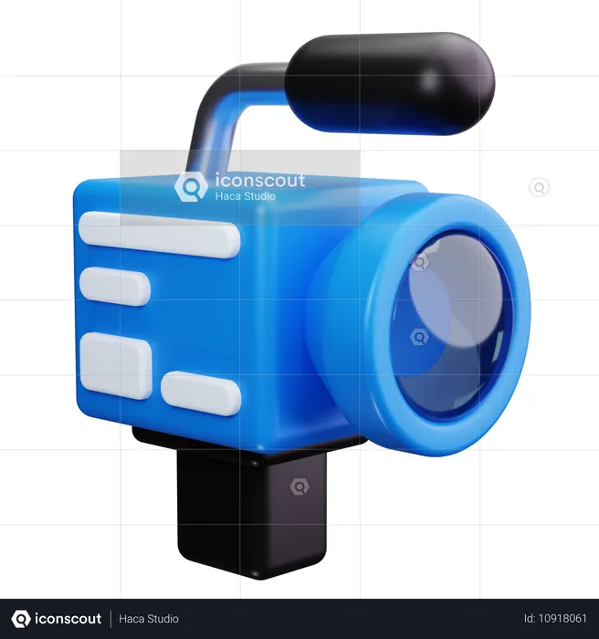 Videokamera  3D Icon