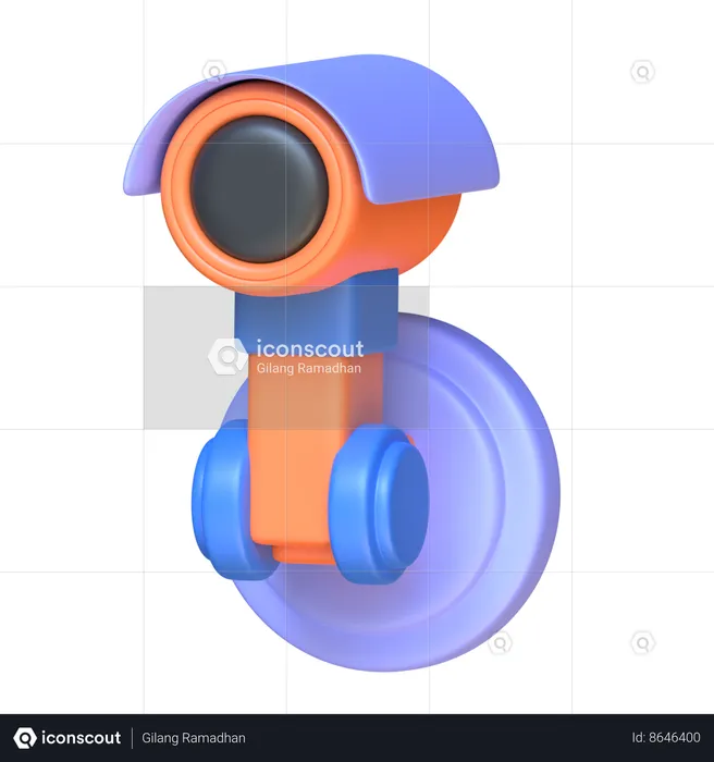 Vidéosurveillance  3D Icon