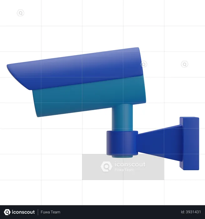 Vidéosurveillance  3D Illustration