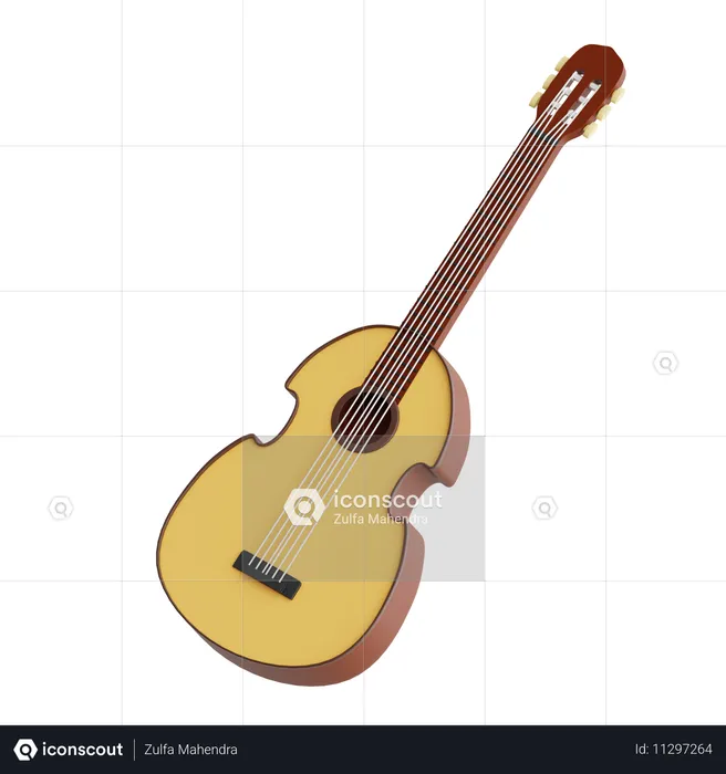 Vier Gitarren  3D Icon