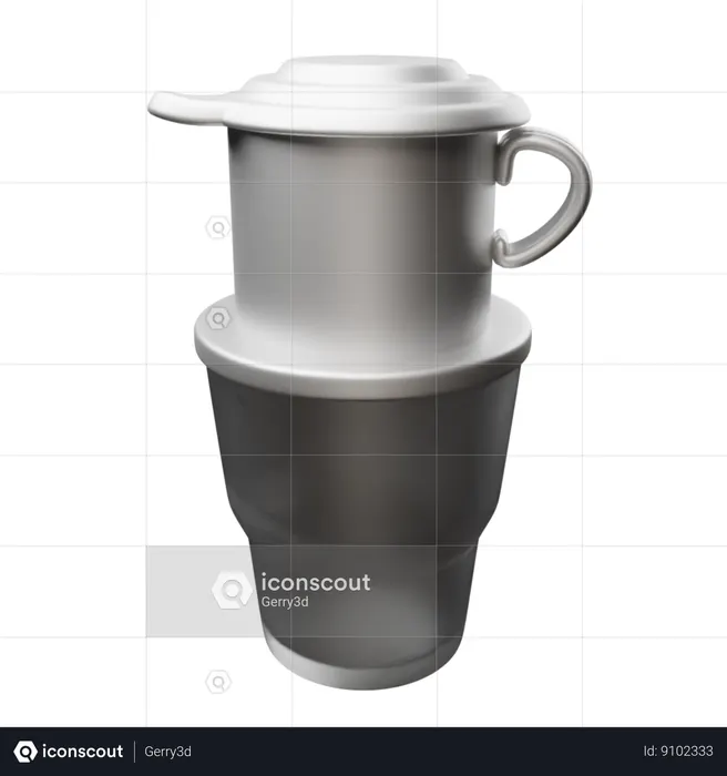 Vietnam Drip  3D Icon
