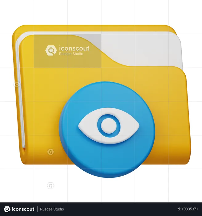 View Folder  3D Icon