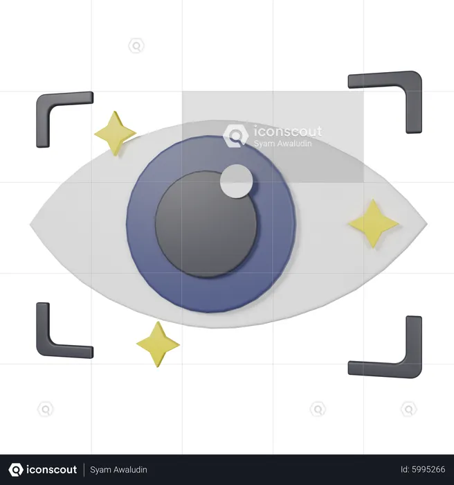 Viewfinder Eye  3D Icon