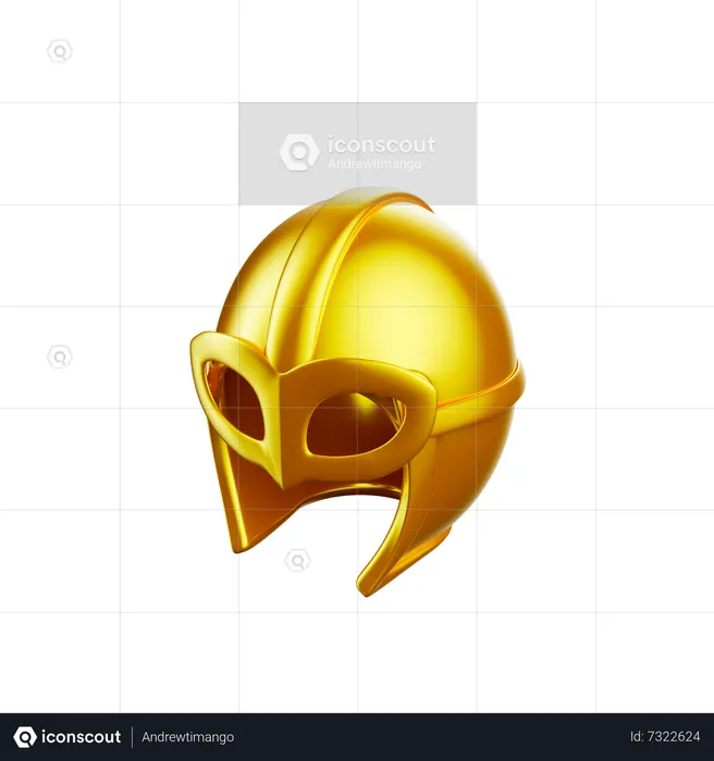 Viking Helmet  3D Icon