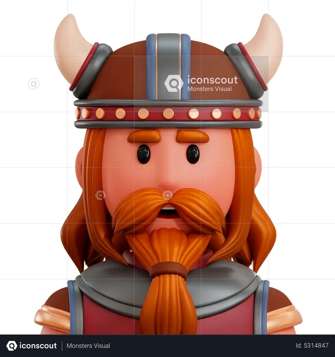 Vikingo  3D Icon