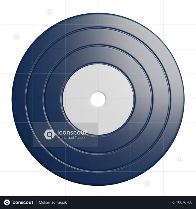 Vinyle  3D Icon