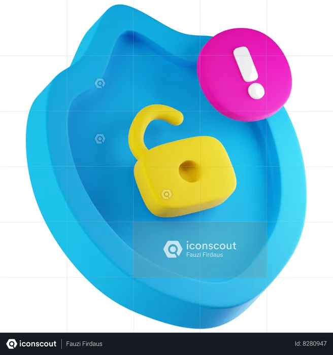 Violation de données  3D Icon