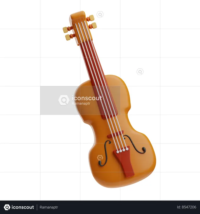 Violin  3D Icon