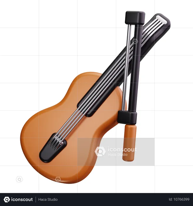 Violin  3D Icon