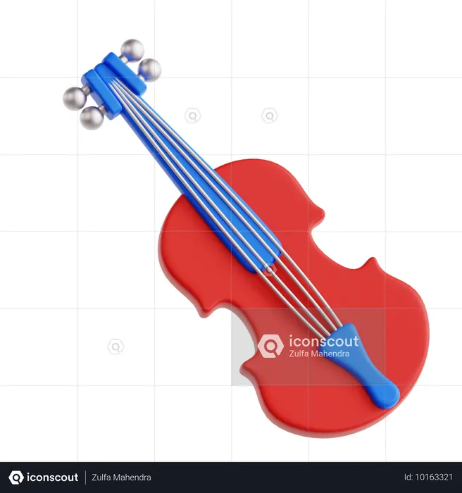 Violon  3D Icon