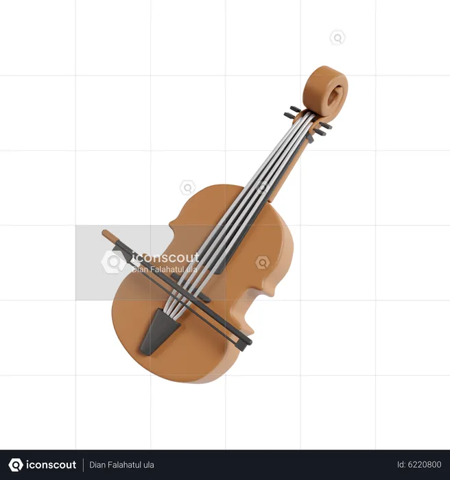 Violon  3D Icon