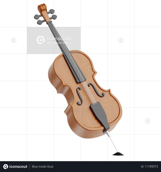 Violoncelle  3D Icon