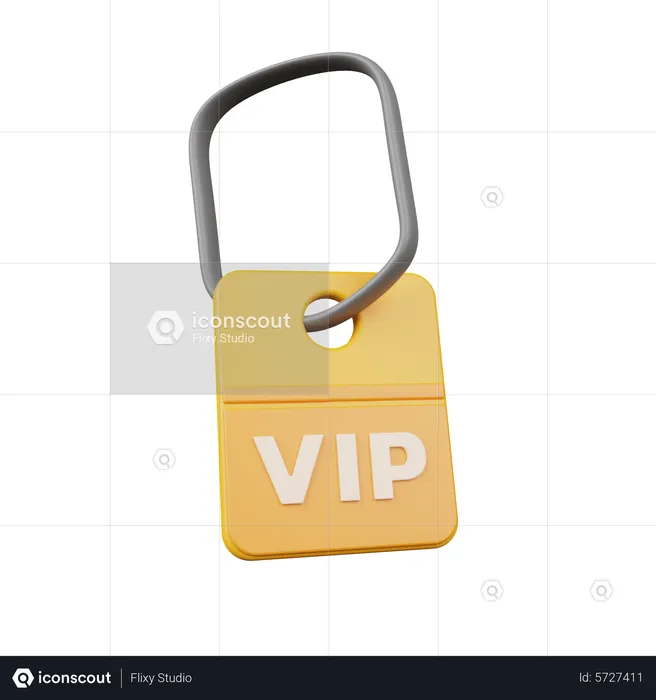 Vip Pass  3D Icon