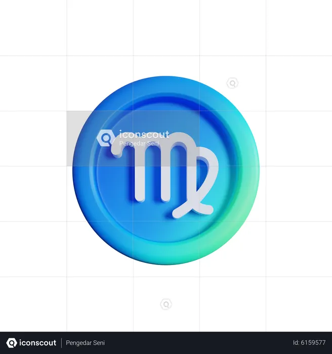 Virgo  3D Icon