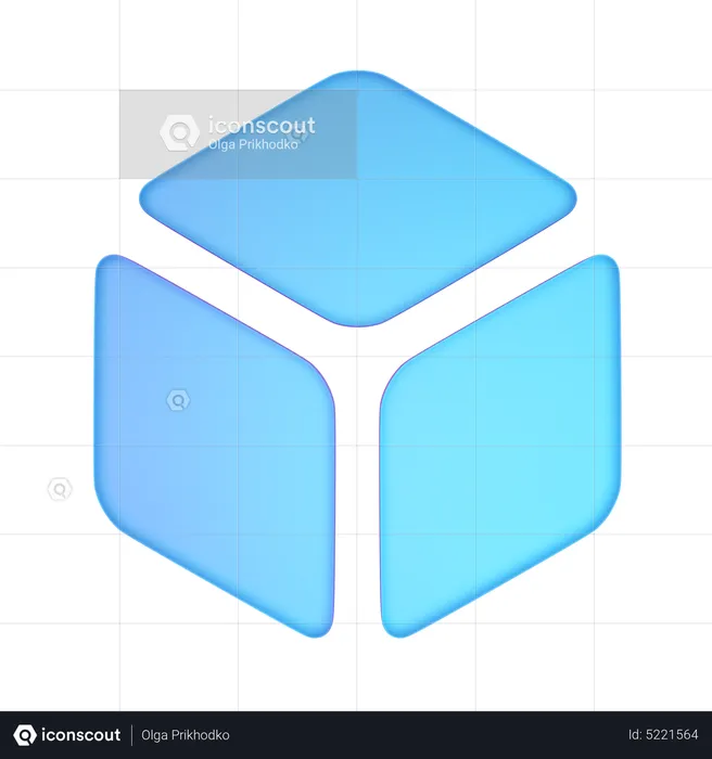 Virtual Cube  3D Icon
