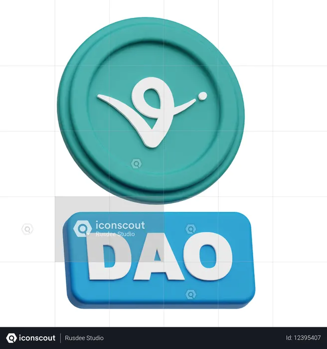Virtual Protocol Dao  3D Icon