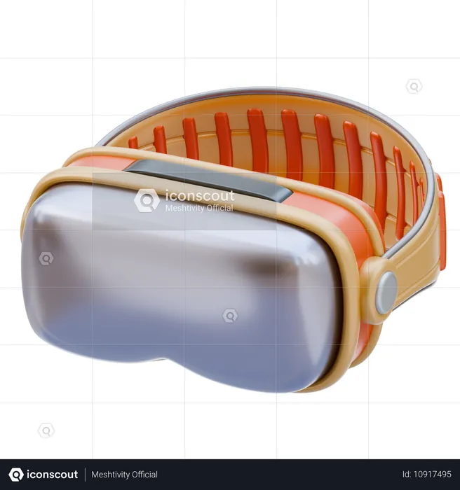 Virtual-Reality-Brille  3D Icon