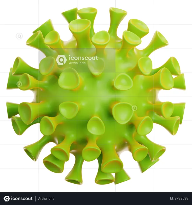 Virus  3D Icon