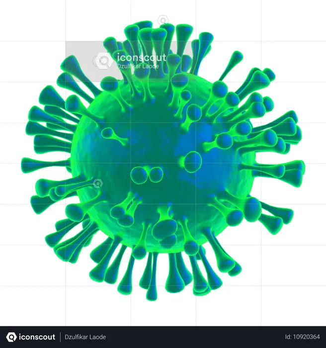 Virus  3D Icon