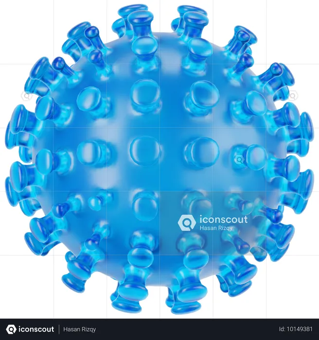 Virus  3D Icon