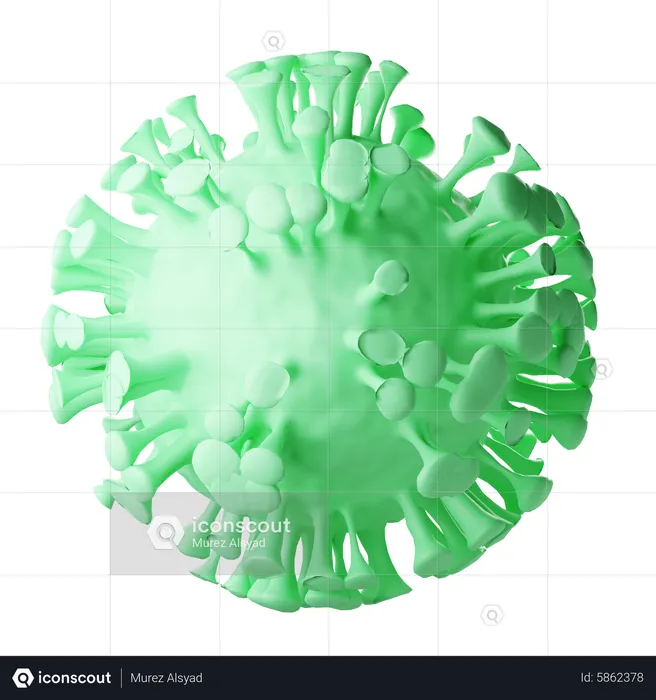 Virus  3D Icon