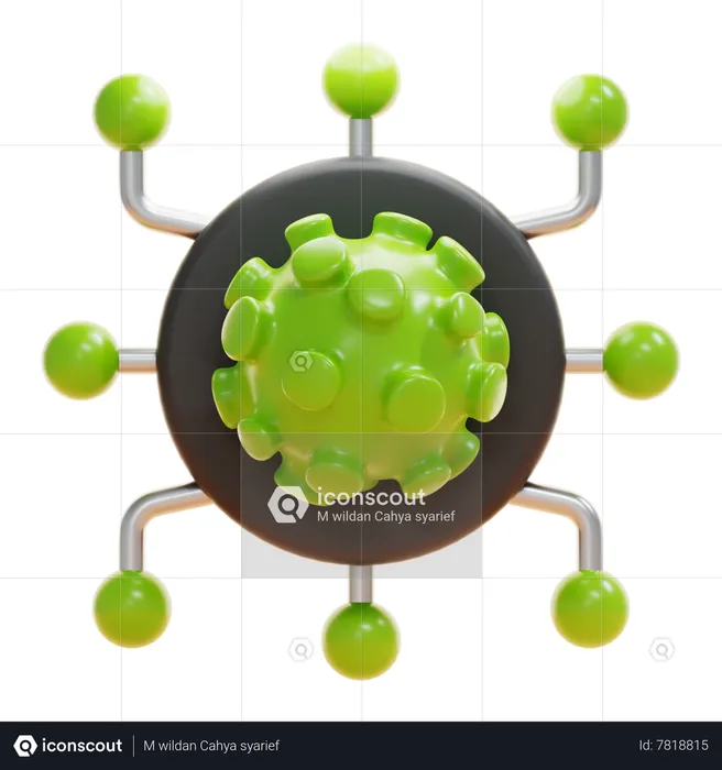 VIRUS  3D Icon