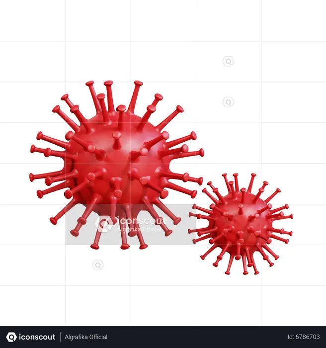 Virus  3D Icon