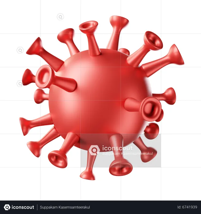 Virus  3D Icon