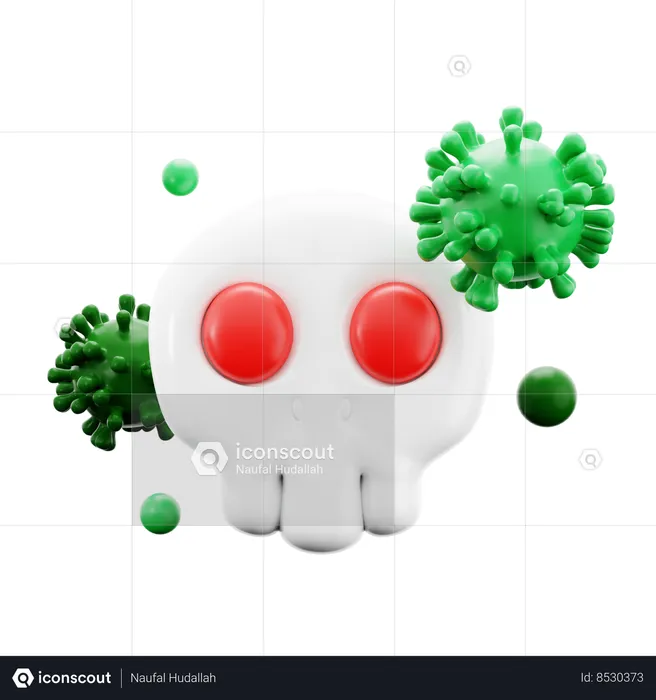 Virus Attack  3D Icon