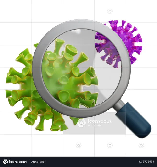 Virus Detected  3D Icon