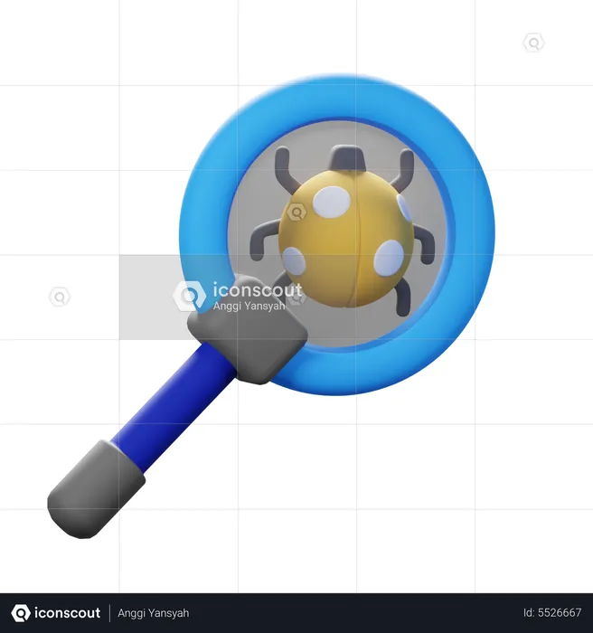 Virus Scan  3D Icon