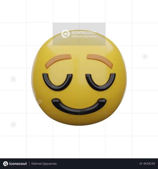 Visage bouleversé Emoji 3D Emoji